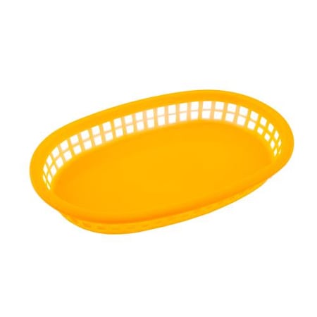 10 3/4 In Orange Oval Basket, PK12